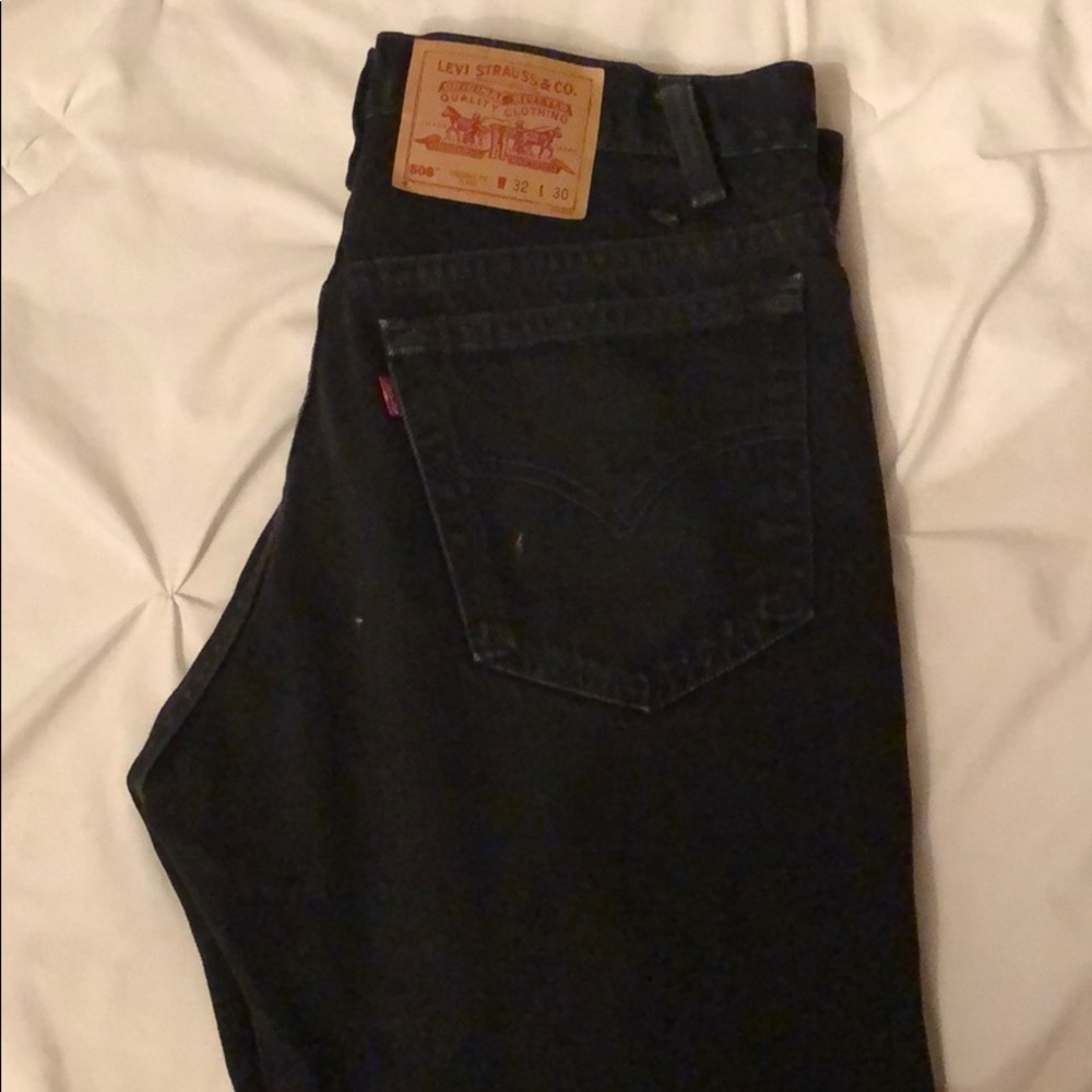 Levi’s black 506 pants